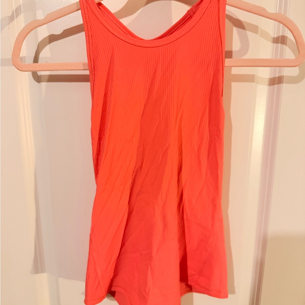 lululemon athletica Ribbed Coral Tank Top